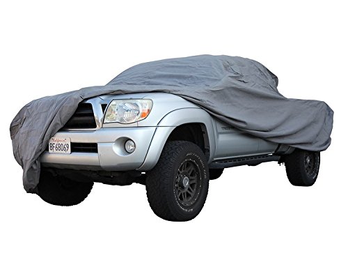 XtremeCoverPro Car Covers Ready fit for TOYOTA TACOMA DOUBLE CAB SHORT BED TRUCK 2018 UV Protection Vehicle Accessories WATERPROOF Breathable Car Cover Indoor Outdoor Protection
