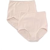 Bali Women's Shapewear Brief, Light Control Smoothing Shapewear Underwear, Tummy Control 2-Pack (Colors May Vary)