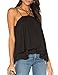 ALLY-MAGIC Womens Chiffon Halter Tank Tops Spaghetti Strap Dressy Cami C4732