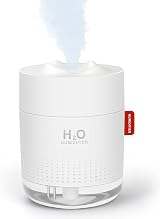 FATE TO FATE 500ml USB Ultrasonic Humidifier Cool Mist Night Light Quiet White view 1