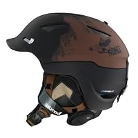 amazon salomon ski helmet Mirage Access Women's Visor Helmet, Ideal for Skiing and Snowboarding Sports & Outdoors protective coating and is photochromic (Category 1 to 3) Findway Ski Helmet Set, Snowboard