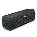 Solar Bluetooth Speaker, Dreamix 30+ Hours Playtime Portable Wireless Stereo Bass IP65 Splashproof Outdoor Bluetooth 4.0 Speaker for Beach, Poolside, Shower, Bike, Camping - Black