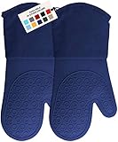 HOMWE Professional Silicone Oven Mitt, Oven Mitts