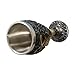 Otartu 7.5''H Gothic Skeleton Viking Skull Wine Goblet Cup Chalice Stainless Steel Liner
