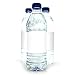 25 Printable Water-Resistant White Water Bottle Labels for Inkjet, 7 x 2 inches