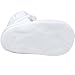Zutano Cotton Booties Unisex for Baby Boys or Baby Girls - White - 3 Months