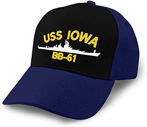 USS Iowa BB-61 Unisex Adult Hats Classic Baseball Caps Peaked Cap