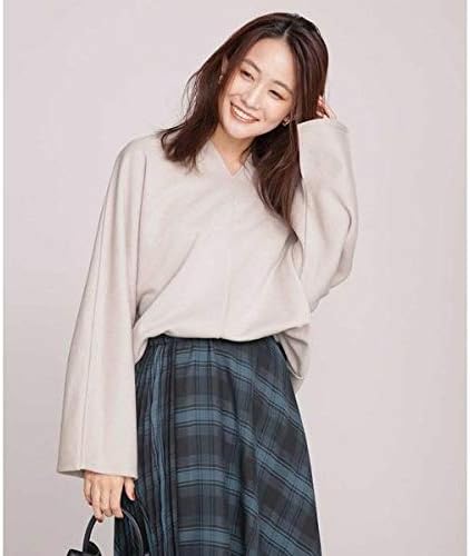 Amazon ナノ ユニバース レディース Nano Universe オーバーサイズドルマンカットトップス グレージュ3 36 Tシャツ カットソー 通販