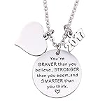 Melix Home You Are Braver Than You Believe Necklace 2017 (White)