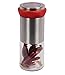 Gourmet Multi-Spice Grinder | Easy Grip Grinder Ring | Modern Stainless Steel Design | Easy Fill Top