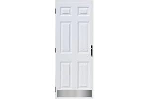 GDI Hardware - Aluminum Kick Plate - Magnetic Mounted - Choose The Color and Size for Your Door (Silver/Aluminum, 8" x 30")