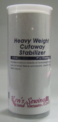 Heavy Weight Cutaway Embroidery Stabilizer 9 inches X 12 yards