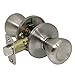 10 Pack of Pro-Grade Classic Passage Hallway Closet Door Knobs Handles, Satin Nickel