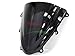 ABS Plastic Injection Black Smoke Double Bubble Transparent Windscreen Windshield Compatible with 2011 2012 2013 2014 2015 2016 2017 2018 2019 2020 2021 Suzuki GSXR600 GSXR750