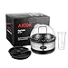 Egg Cooker, Aicok 7 Egg Capacity Egg Boiler, Soft Hard Boiled Egg Maker Included Steamer Poacher Removable Tray Rapid Egg Steamer Auto Shut Off Feature