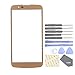 VEKIR Glass Repair Screen for LG K10(Golden)