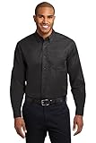 Port Authority Easy Care Men Dress Shirts Long Sleeve – Regular Extended Tall Sizes