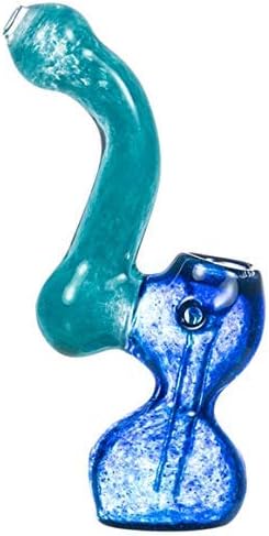 FNC CRAFT Classical 5.9 Inch Hand-Made Recreational Art Collection Blue Big Glassware Tube (Perfect Great Air Flow Pipe)