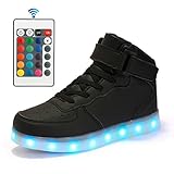 Qkettle Kids 20 Models LED Shoes Boys Girls Light Up Sneakers With Remote Control