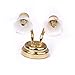 MagiDeal 1:12 Dollhouse Miniature Double Head Wall Lamp LED Light