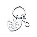 CJ&M Infinite Love Mother & Son Keychain - Mother's Day Gift, Mom Keychain