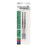 Schmidt 6040 Fineliner with Spring Loaded Refill 1.0mm, Point Black, 2 Pack Blister (SC58117)