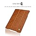 Jisoncase JS-ID6-04A Vintage Genuine Leather Smart Cover Case for iPad Air 2 and iPad Air (Brown)