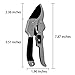 CoZroom Professional Bypass Pruning Shears, Hand Pruners, Garden Clipper – Ideal for Trees, Flowers, Stems, Shrubs and Branches