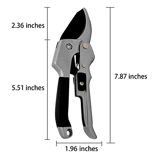 CoZroom Professional Bypass Pruning Shears, Hand Pruners, Garden Clipper – Ideal for Trees, Flowers, Stems, Shrubs and Branches - Thumbnail 2