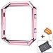 Shareconn Replacement Accessory Steel Frame for Fitbit Blaze Smart Watch Rose Pink