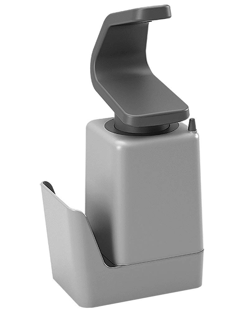 Metaltex Soap Dispenser, ABS Plastic, Grey, 11 x 8 x 22 cm,2975320000