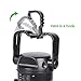 HAITRAL 2-in-1 LED Tent Light Fan Portable Camping Lantern with Ceiling Fan