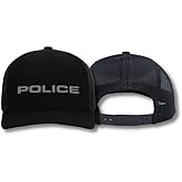 13FA Police Adjustable Mesh Back Cap - Durable Snapback Hat - Breathable Fast Dry Comfort
