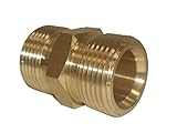 Ultimate Washer 1871D M22 Metric Hose Fitting Connector for High Pressure Washer Gun and Hose 5000 PSI Rated