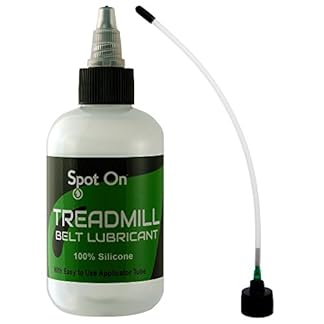 Spot On 100% Silicone Treadmill Belt Lubricant – Made in The USA – With a Precision Twist Cap and an Application Tube