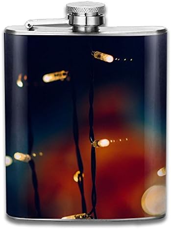 Light Bulb Lights Gifts Top Shelf Flasks Stainless Steel Flask