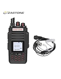 Zastone A19 Radio de doble banda de 10 W 999 canales, radio VHF, Walkie Talkie de mano, para conducir o viajar