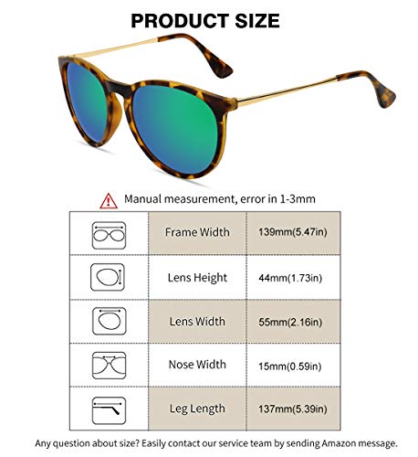 3 WOWSUN+Polarized+Sunglasses+Mirrored+Tortoise