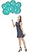 Treasures Gifted Metallic Teal Balloons - Dark Teal Balloons - Pearlized Turquoise Balloons - Teal Helium Balloons - Turquoise Blue Balloons - Pearl Balloons - Bulk Balloons - Aqua Balloons 36 Pack