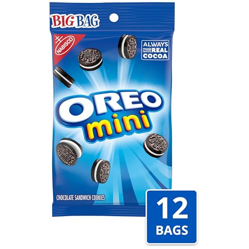 OREO MINIS CHOCOLATE SANDWICH COOKIES, 12 – 3 OZ BAGS