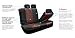 FH Group FH-PU160114 PU Classic Leather Seat Covers Brown/Black, Airbag Compatible and Split Bench-Fit Most Car, Truck, SUV, or Van