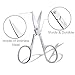 Evangeline Heavy Duty Scissors. Great As Fingernail Toenail Scissors As Well As Curved Cuticle Scissors for Daily Manicure and Pedicure. Stainless Steel Nail Scissors Come With Nail File.