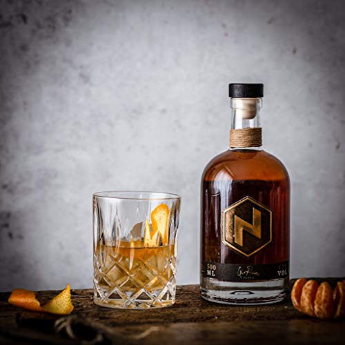 neeka GINRUM | Mandarine + Vanille + Karamell | 0.5 L | Handcrafted in the Black Forest – Germany | 100% GinRum Geschmack – Bild 4