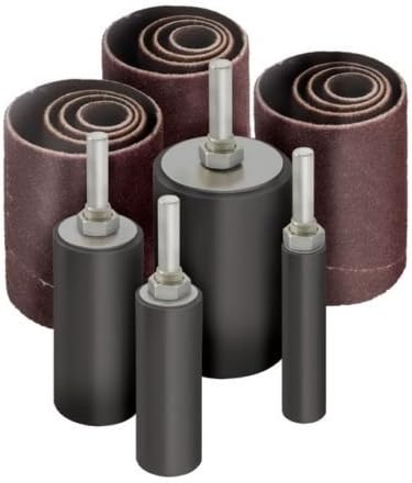 16pc 2" LONG Sanding Drum & Sleeves Set Kit - Fits Drill Press Spindle Sander