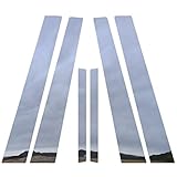 Polished Stainless Pillar Post Trim Cover fits: 2007-2012 Nissan Altima 4 Door Sedan - Ferreus Industries - PIL-011-CR