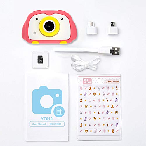 image for Kids Camera PANNOVO Digital Cam for Girls Rechargeable Video Recorder 