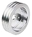 Trans-Dapt 8895 Polished Aluminum Crankshaft Pulley