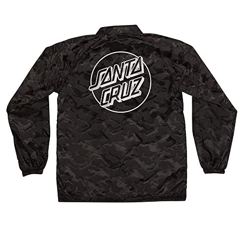 Opus Dot Coach Windbreaker Men's Long Sleeve Jacket - 3d Bla