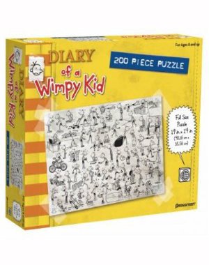 Diary of a Wimpy Kid: Book Four 200 Piece Jigsaw Puzzle