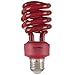 Sunlite SL24/R 24 Watt Spiral Energy Saving Compact Fluorescent CFL Light Bulb (100-Watt Incandescent Equivalent) Medium Base Red